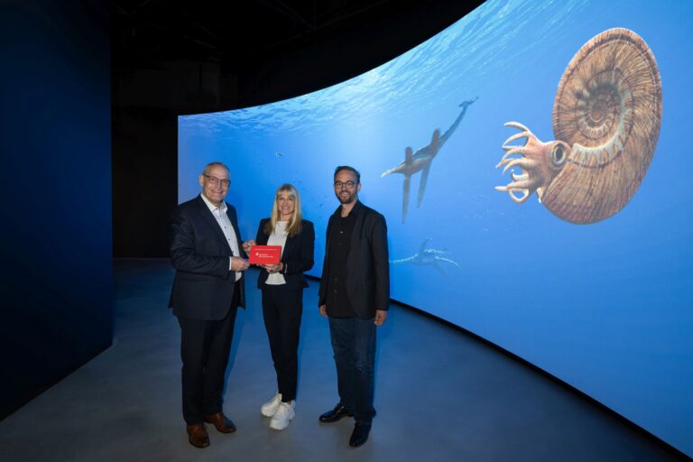 Das LWL-Museum Münster zeigt ab 10. Juli ein digitales Paläoaquarium mit Urzeit-Tieren in Lebensgröße.