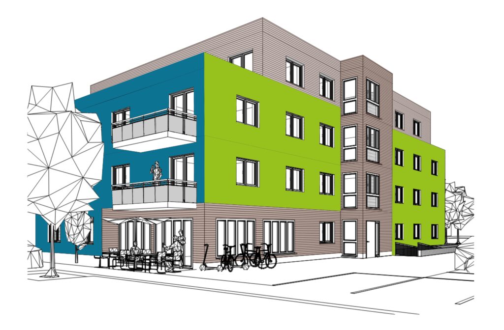 Drubbel Wohnen plant in Münster-Rumphorst ein Mehrgenerationenhaus mit 21 Wohnungen und erhält dafür ein Darlehen der Stadt.