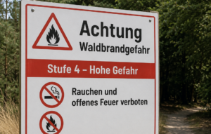 Waldbrandgefahr Münster steigt: Der DWD-Waldbrandindex erreicht ab Freitag Stufe 4. Welche Regeln jetzt wichtig sind.