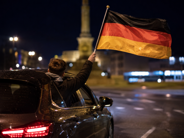 Nach einem Autokorso in Münster meldet die Polizei Unfälle, Pyrotechnik und einen Fahrer mit über 2,4 Promille.