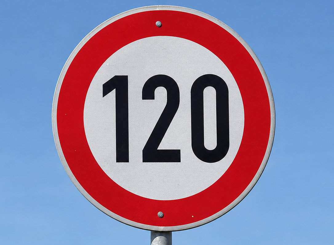Ein Autofahrer will gerichtlich klären lassen, ob er Tempo 120 auf der A1 zwischen Münster-Nord und Greven überhaupt beachten muss.