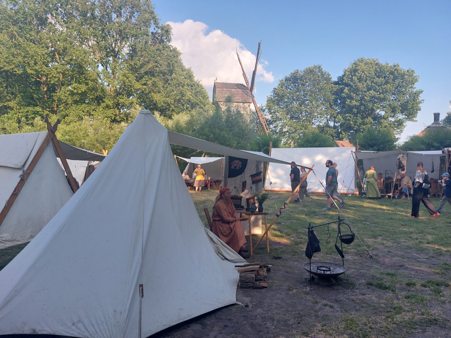 Wikingertage Mühlenhof Münster: Am 27. und 28. Juni gibt es Handwerk, Kämpfe und Frühmittelalter zum Erleben.