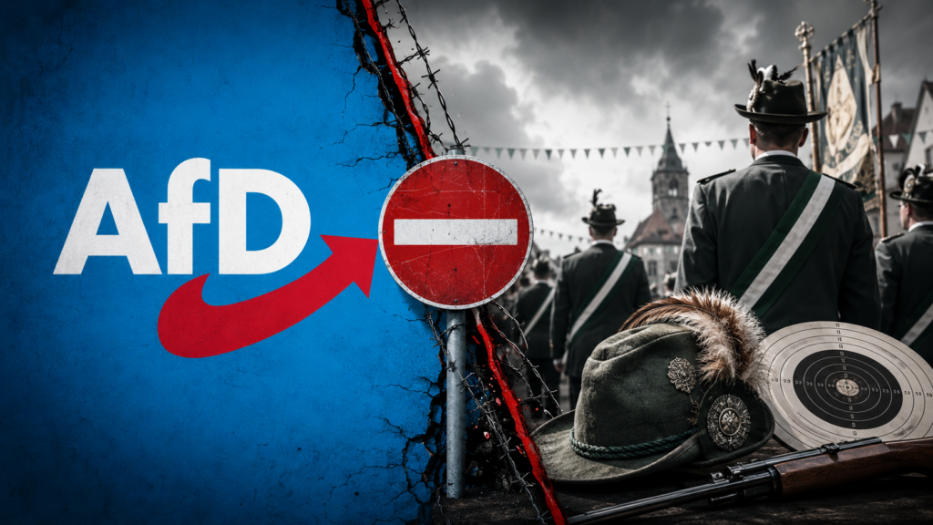 AfD und Schützen: Warum Verbände andere Grenzen ziehen