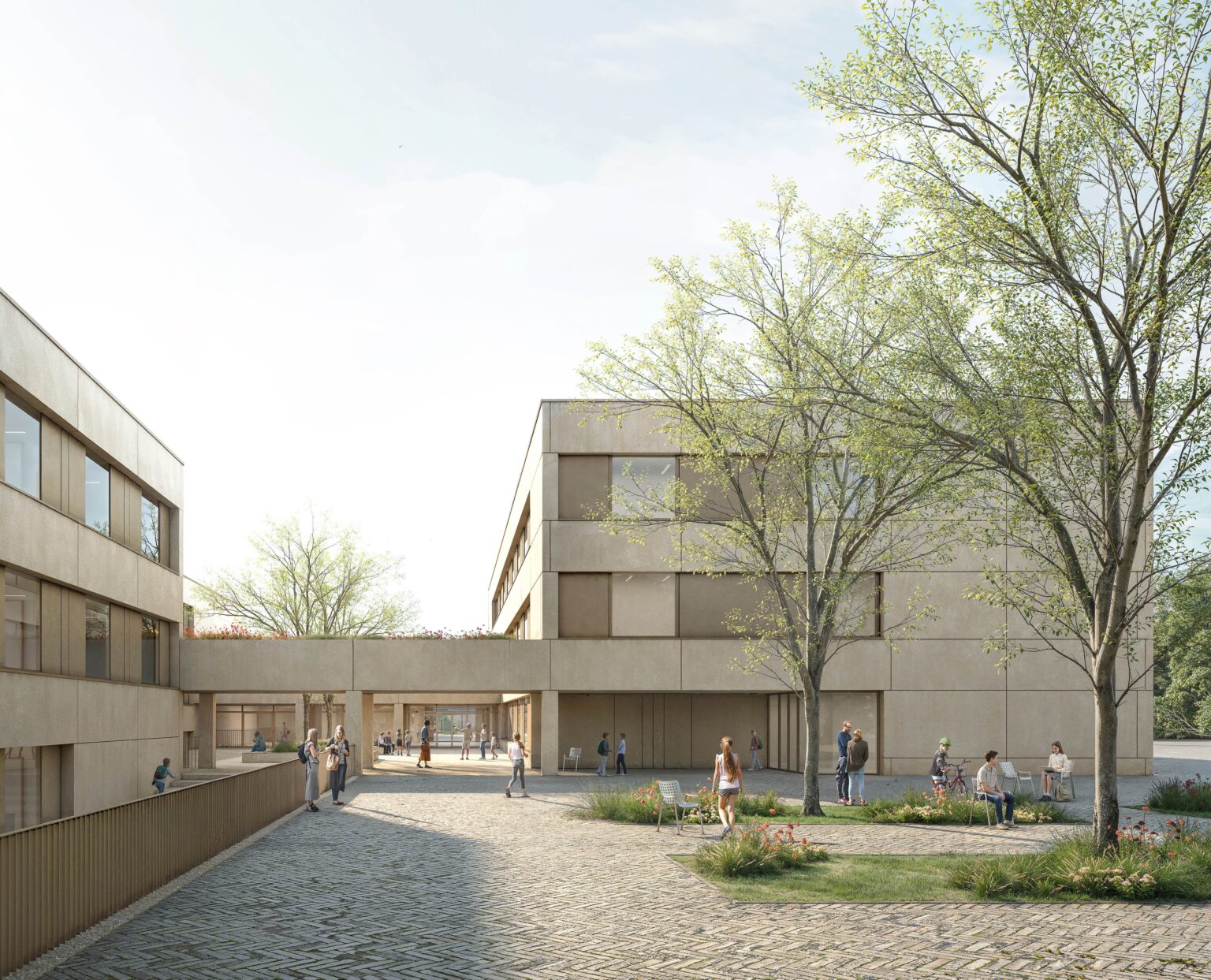 Münster erweitert das Schulzentrum Hiltrup mit neuer Dreifach-Sporthalle, Realschul-Anbau und moderner Ausstattung.