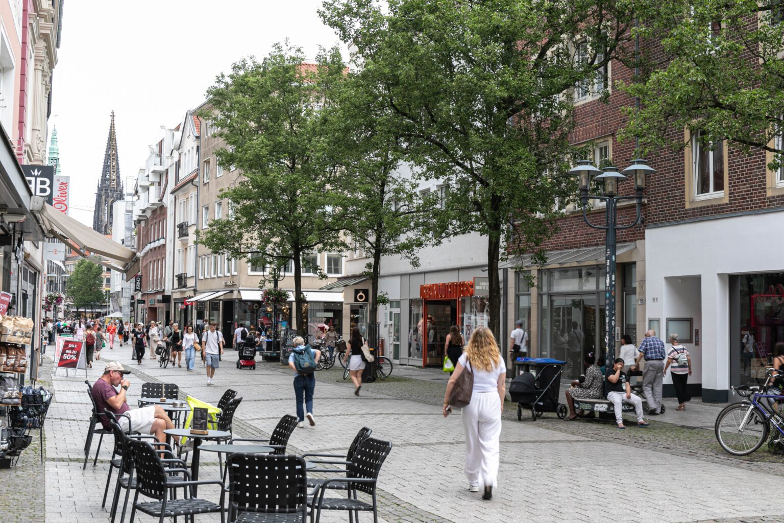 Einzelhandelskonzept Münster: Neue Stadtteilzentren in Hiltrup-Ost und an der Austermannstraße sollen die Nahversorgung stärken.