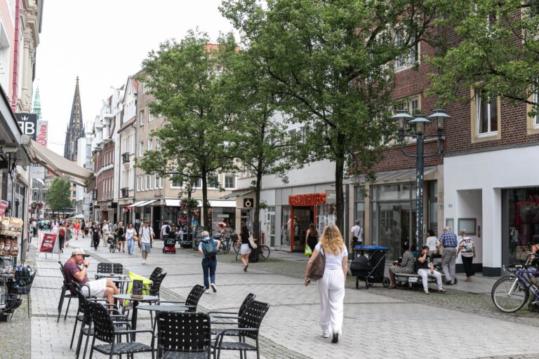 Einzelhandelskonzept Münster: Neue Stadtteilzentren in Hiltrup-Ost und an der Austermannstraße sollen die Nahversorgung stärken.
