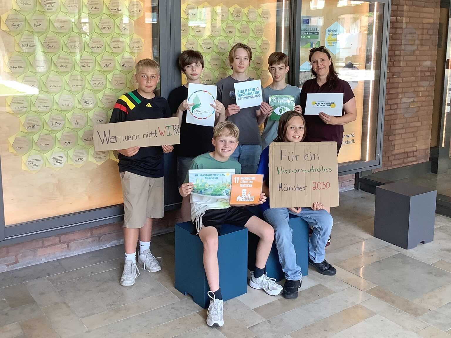 Erste Schulen in Münster beteiligen sich am Klimastadt-Vertrag und setzen eigene Projekte für Klimaschutz und Nachhaltigkeit um.
