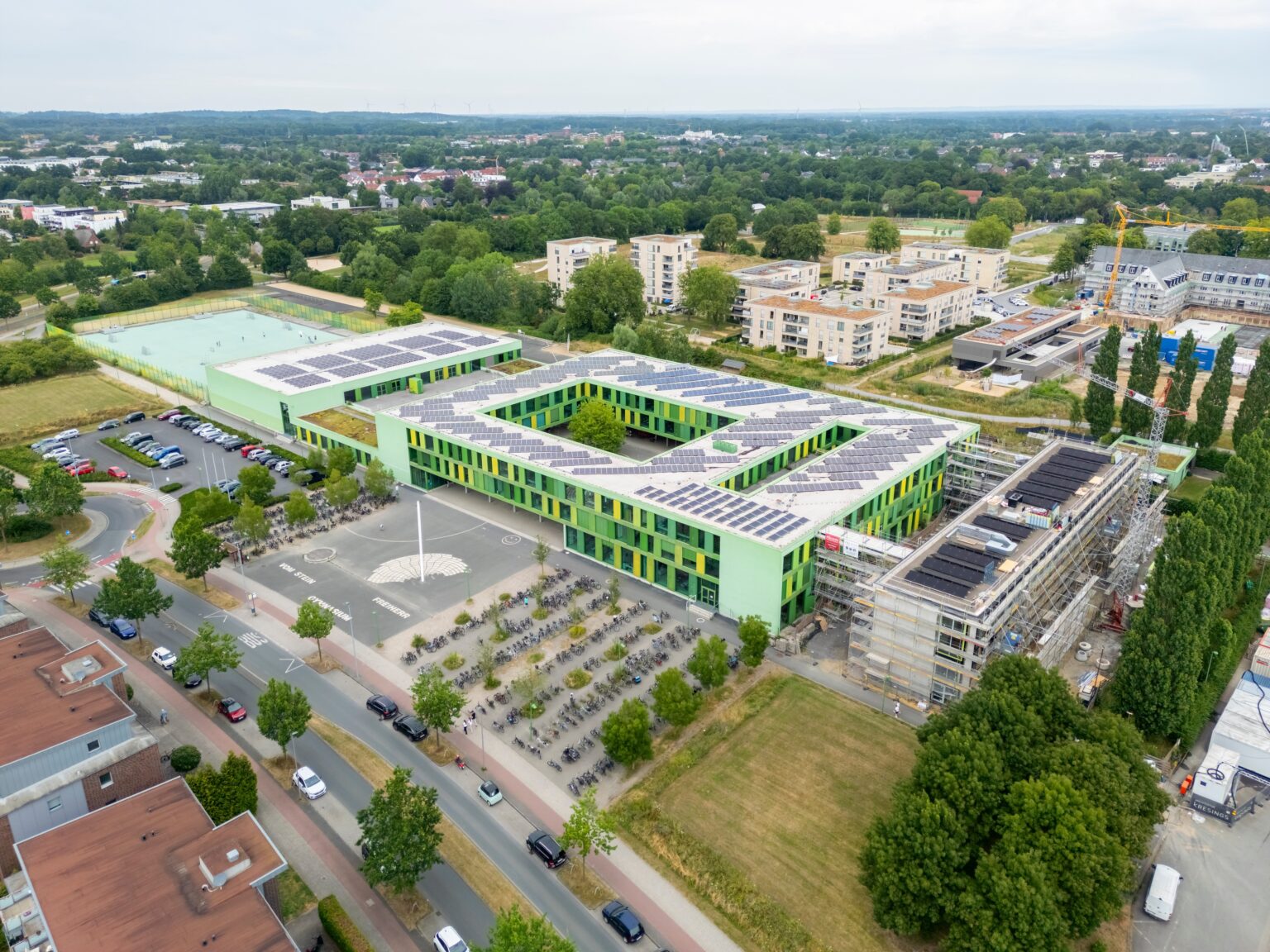 Das Freiherr-vom-Stein-Gymnasium in Münster feiert sein 175-jähriges Bestehen und erhält einen Erweiterungsbau.
