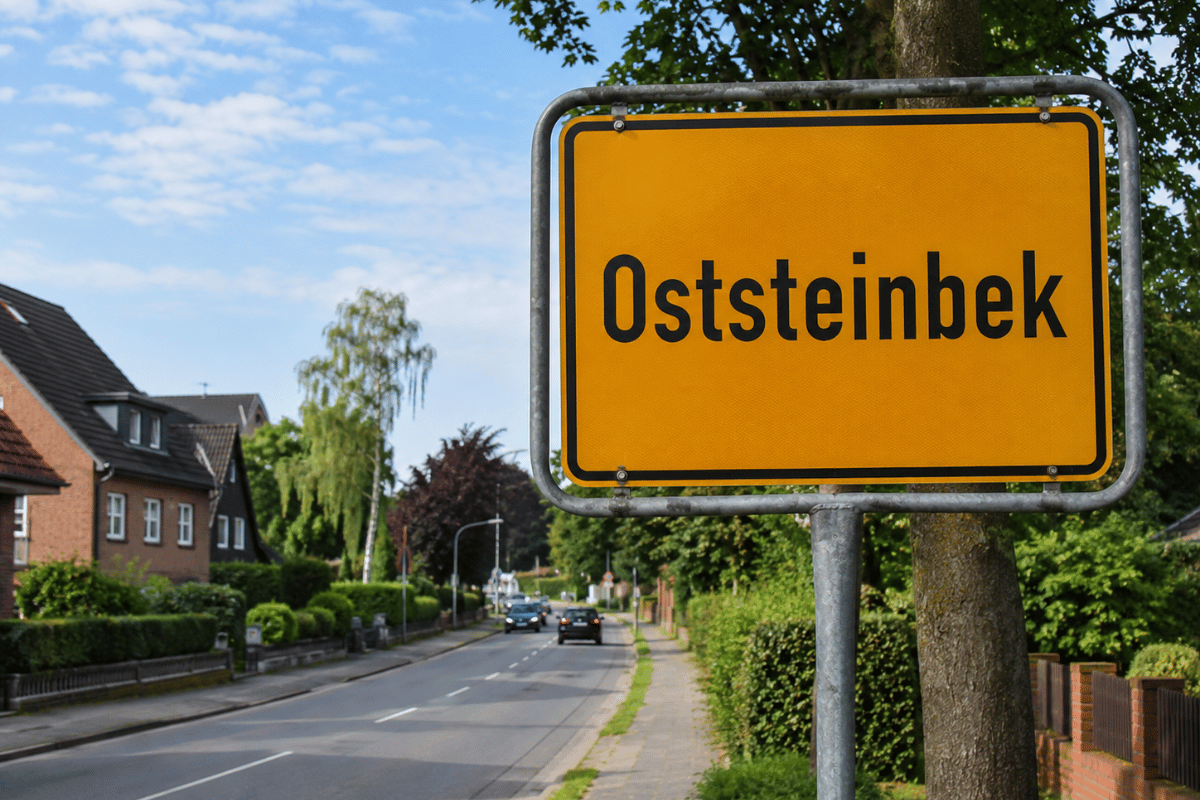 Ortsschild Oststeinbek