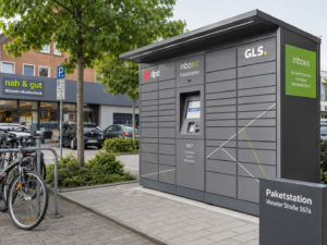 DPD und GLS betreiben in Münster-Mecklenbeck eine neue Paketstation. Versand und Abholung sind rund um die Uhr möglich.