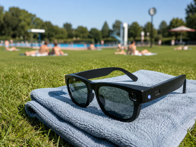 Smart Glasses können Badegäste nahezu unbemerkt filmen. In Münster wird deshalb über ein ausdrückliches Verbot in Schwimmbädern diskutiert.