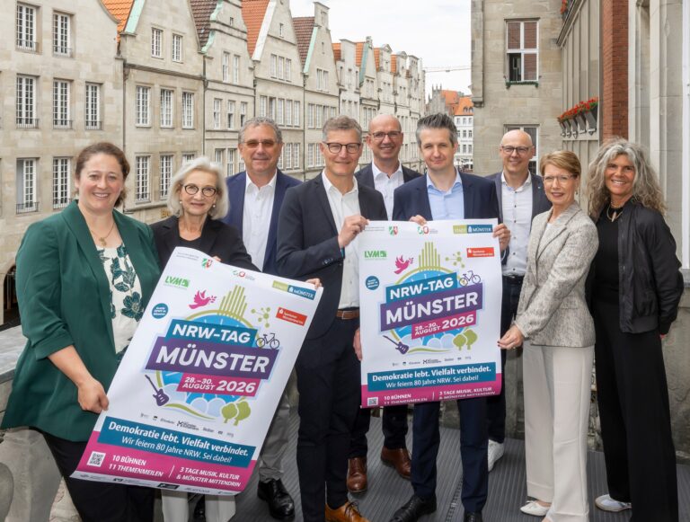 NRW-Tag in Münster: Das Programm am Freitag mit Konzerten, Blaulichtmeile, Familienaktionen und vielen weiteren Höhepunkten.