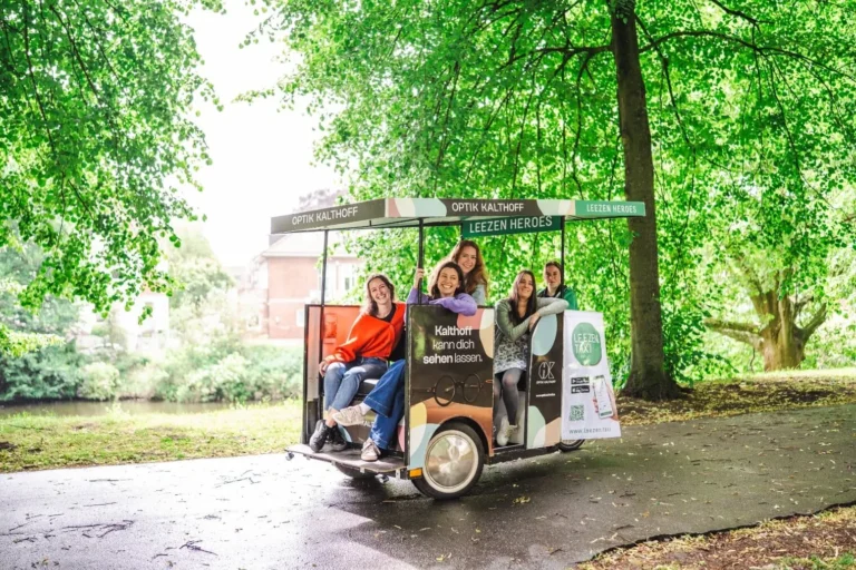 Zum NRW-Tag in Münster gibt es kostenlose Rikscha-Fahrten auf der Promenade. Alle Zeiten und Infos im Überblick.