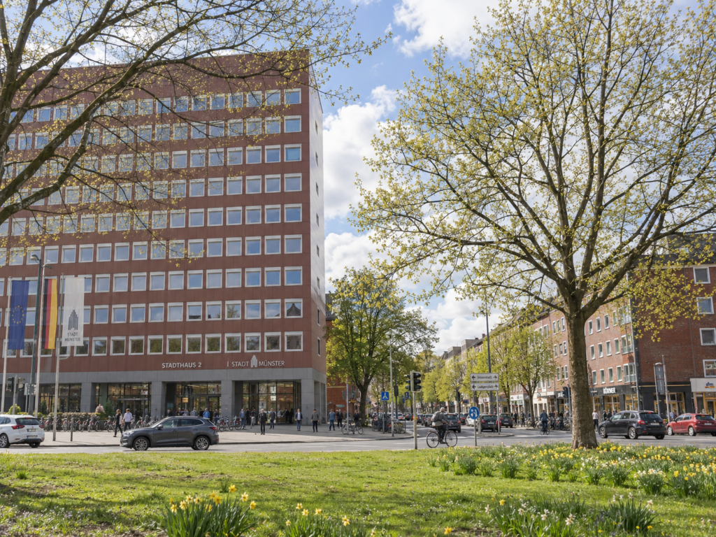 Die CDU-Ratsfraktion will Münsters Immobilien prüfen und stellt auch das Stadthaus 2 am Ludgeriplatz infrage.