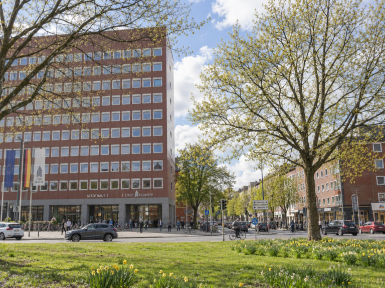 Die CDU-Ratsfraktion will Münsters Immobilien prüfen und stellt auch das Stadthaus 2 am Ludgeriplatz infrage.