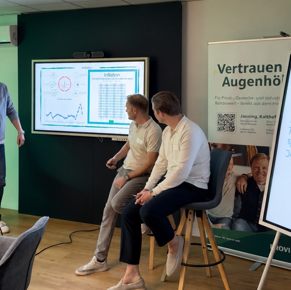 Mit Finanzfragen beschäftigten sich am Dienstagabend (13. Oktober) die Teilnehmer des ETF-Workshops „Real Life“ in Münster.