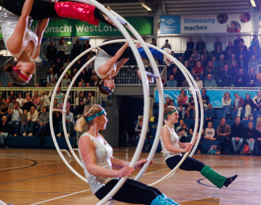 Die Show des Sports begeistert am 20. November in Münster mit Akrobatik, Tanz und Fechten. Der Eintritt ist frei.