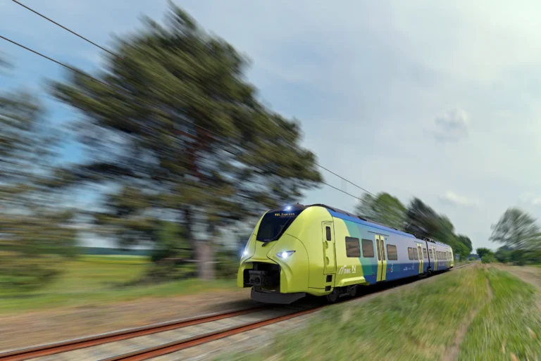 Batteriezüge im Münsterland bekommen ein neues Design. Der NWL zeigt erstmals, wie die 61 neuen Regionalzüge aussehen, die ab 2029 fahren sollen.